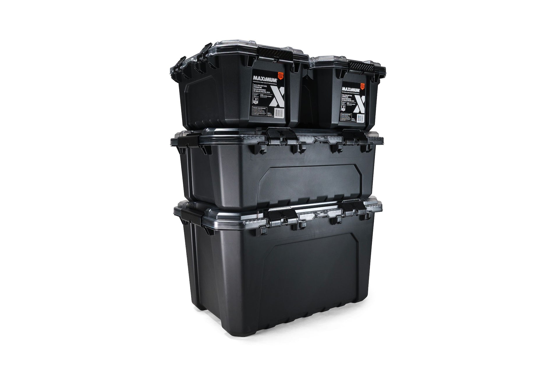 MAXIMUM Pro Duty Storage Box with Secure Closure, 18.9-L
