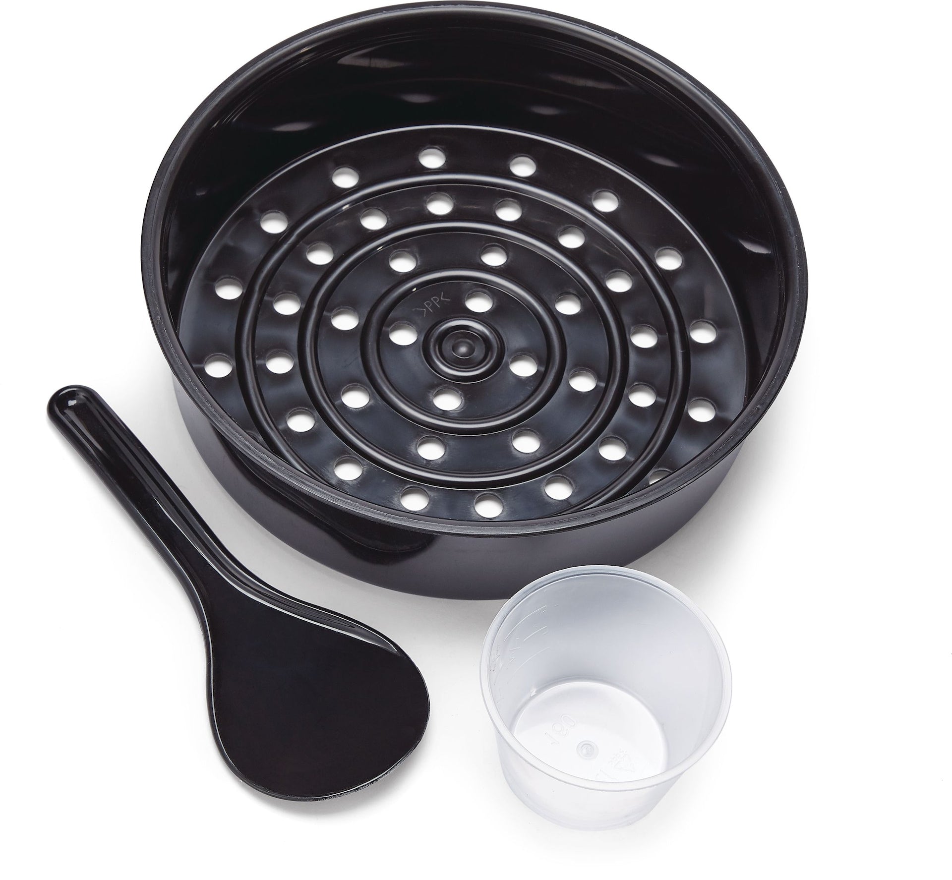 MASTER Chef One-Touch Non-Stick Rice Cooker & Steamer, Black, 20 Cups