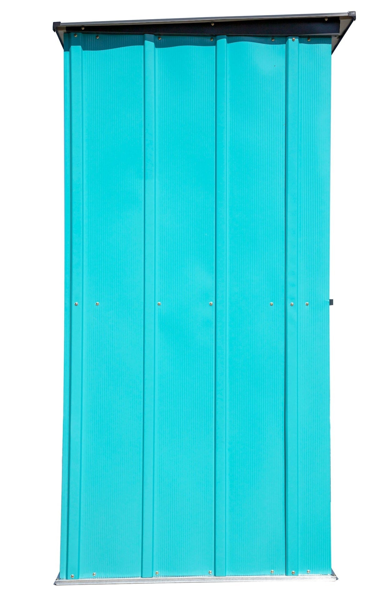 Arrow Spacemaker Patio Steel Storage Shed, Teal, 4-ft x 3-ft