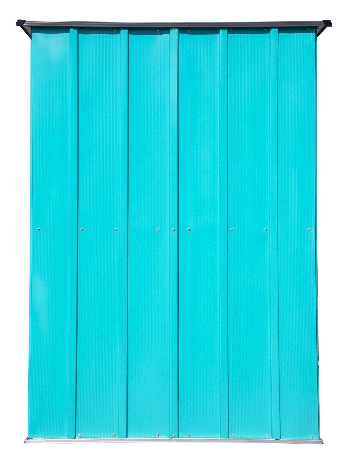 Arrow Spacemaker Patio Steel Storage Shed, Teal, 4-ft x 3-ft