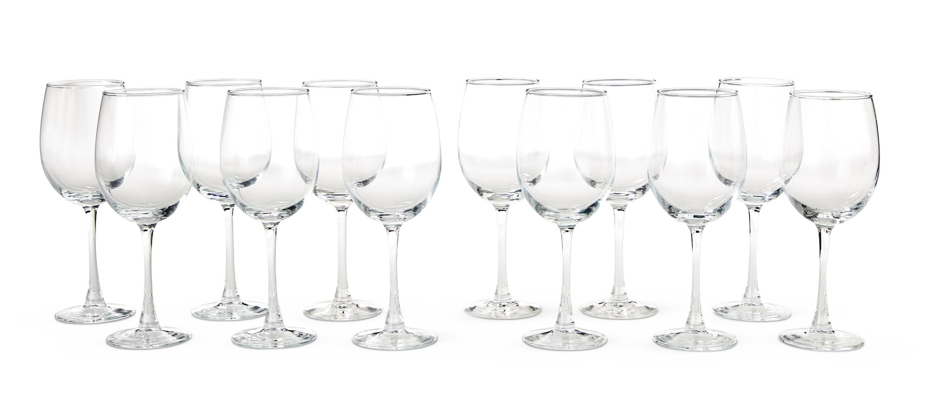 CANVAS Lead-Free Stemmed Wine Glass Set, 15.5-oz, 12-pk