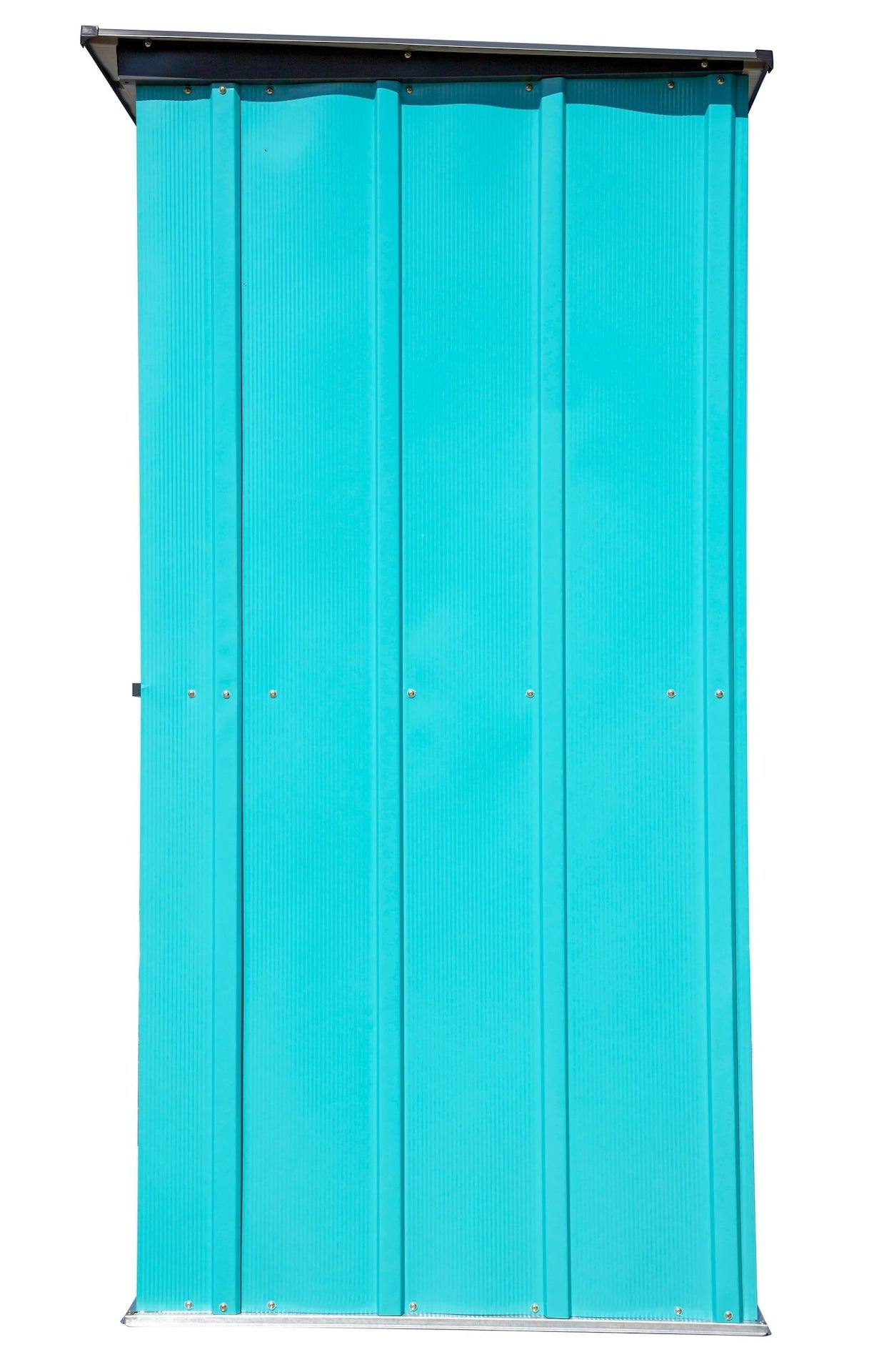 Arrow Spacemaker Patio Steel Storage Shed, Teal, 4-ft x 3-ft