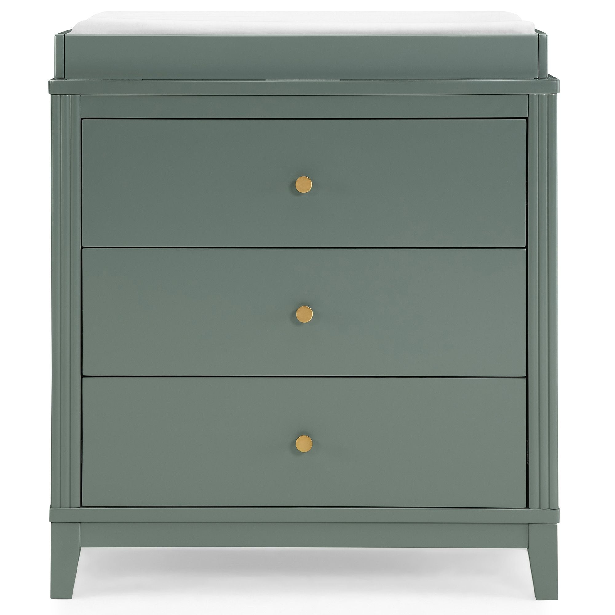 Delta Eloise 3-Drawer Dresser with Changing Top, Grassy Glen
