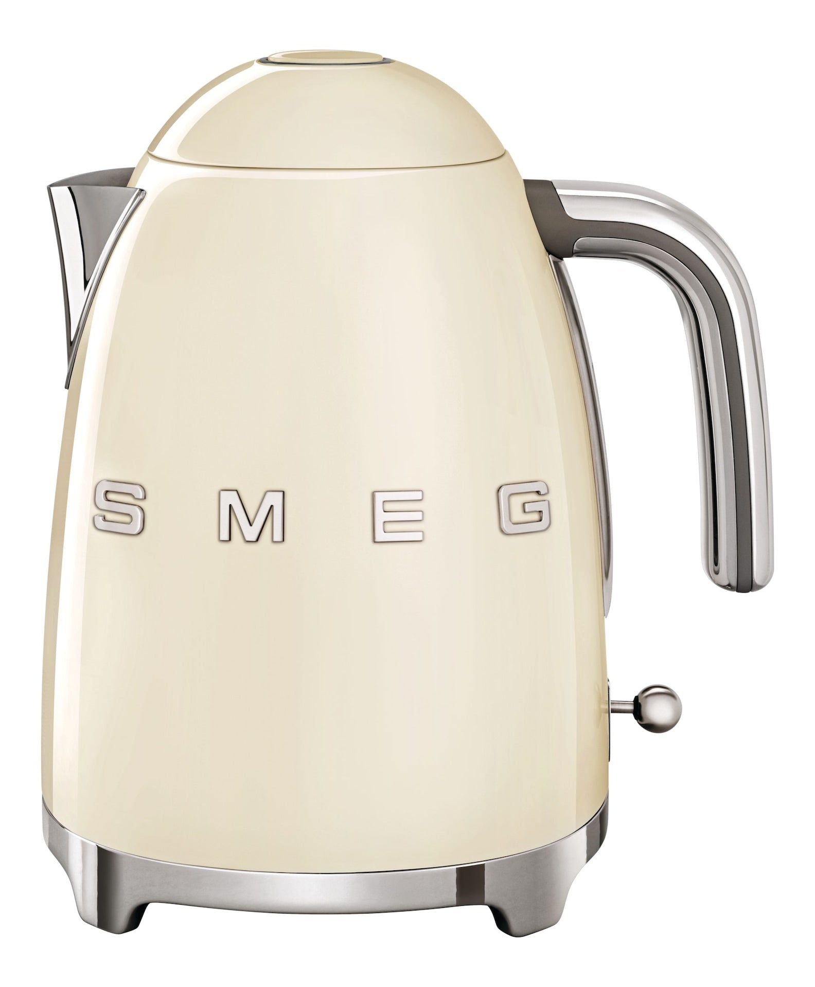 Smeg 50s Retro Style Fix Temperature Countertop Kettle, 1400W, 1.7-L, Cream