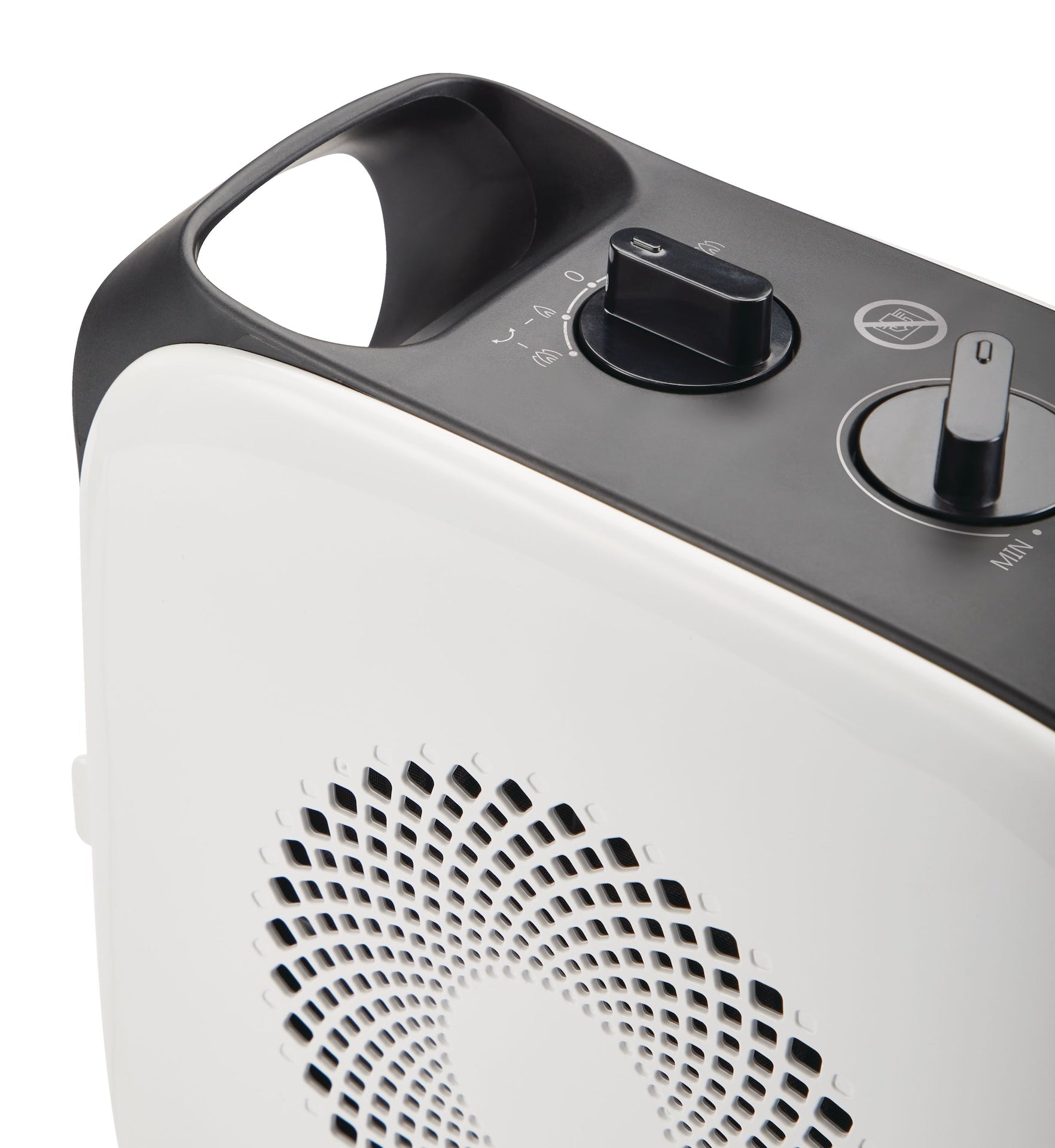 NOMA Portable Oscillating Portable Ceramic Space Heater withThermostat, 1500W, White