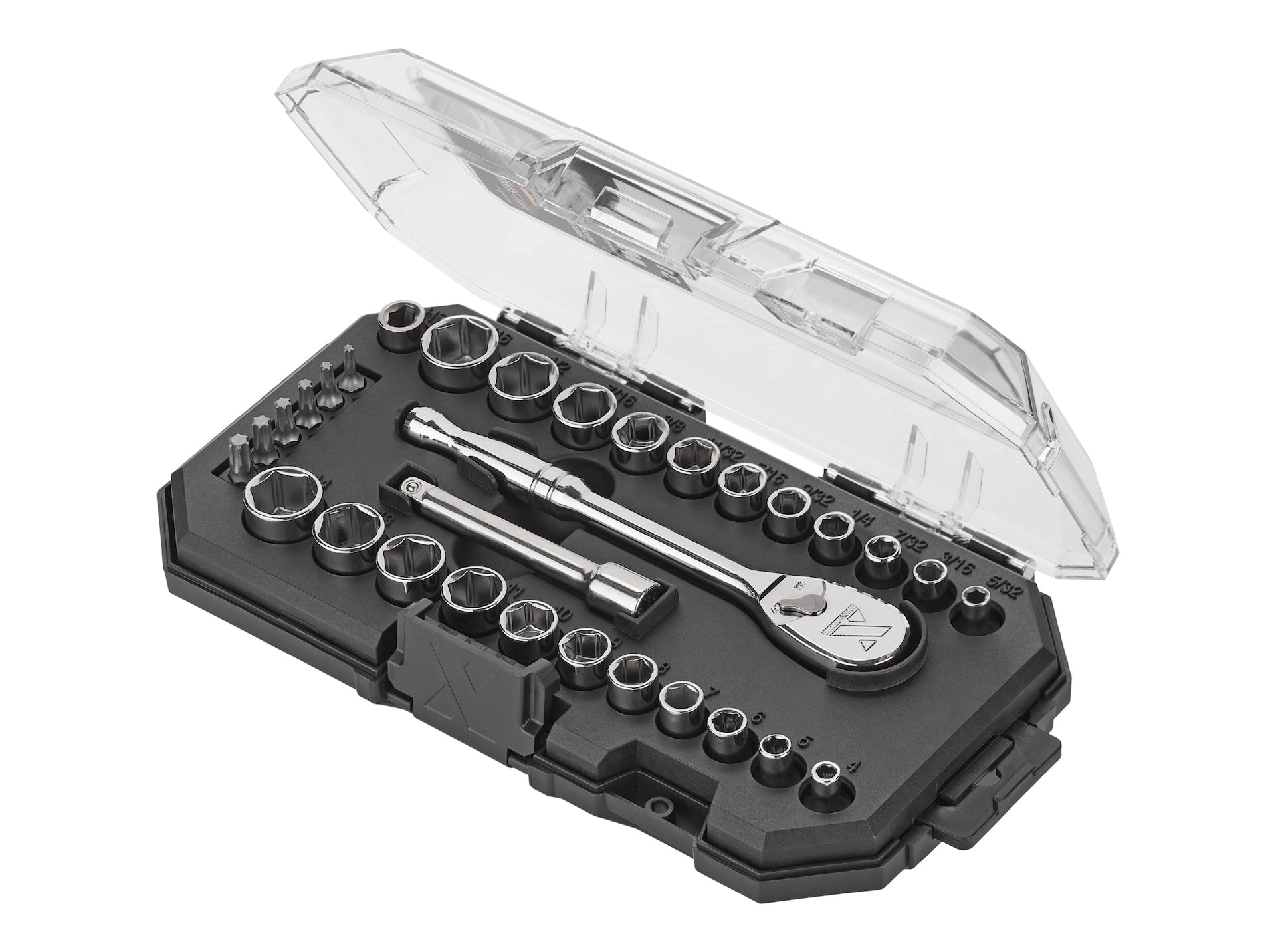 MAXIMUM 31 Piece 1/4" Drive Metric Socket Set