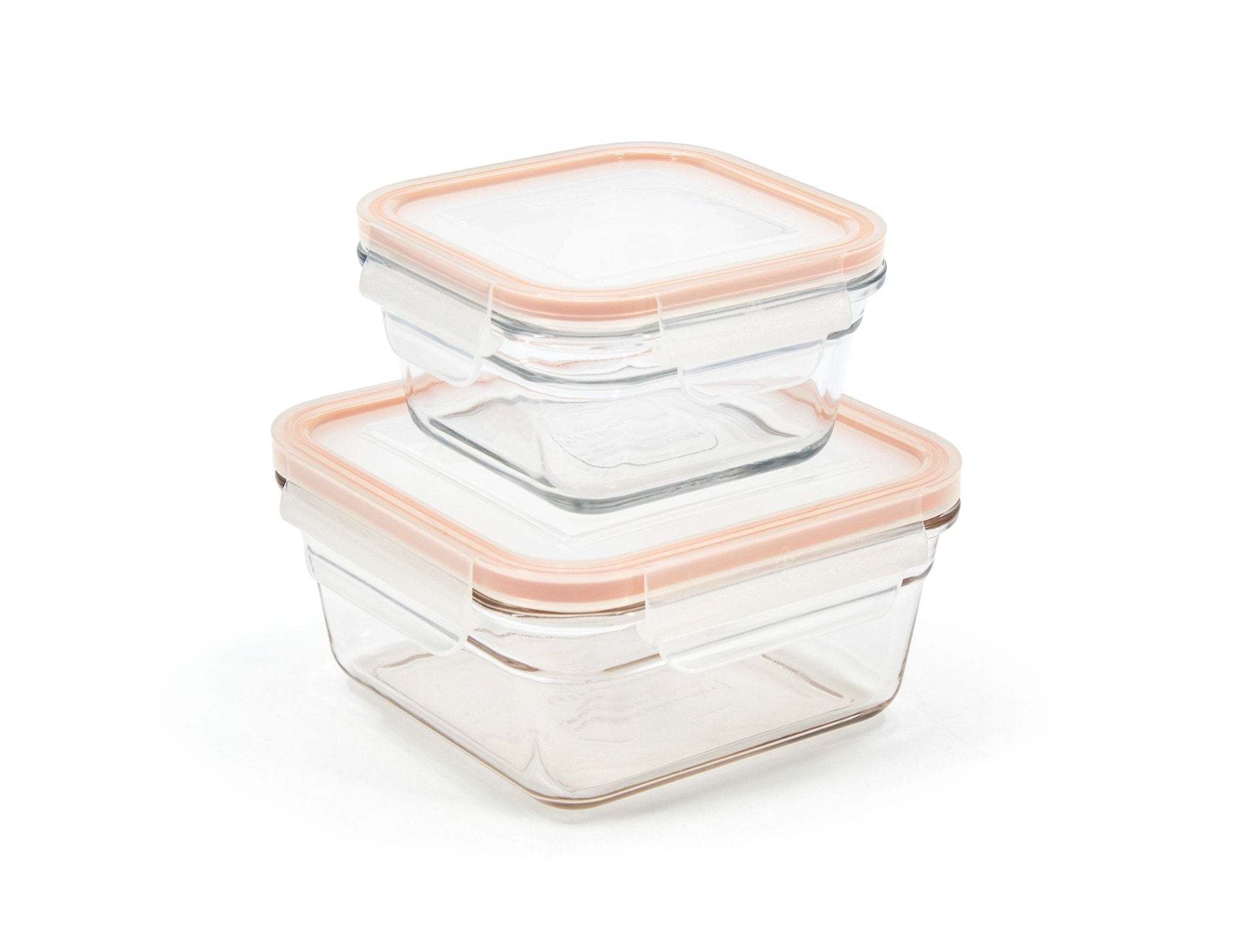 Glasslock Snaplock Clear Transparent Food Storage Container Set, 4-pc