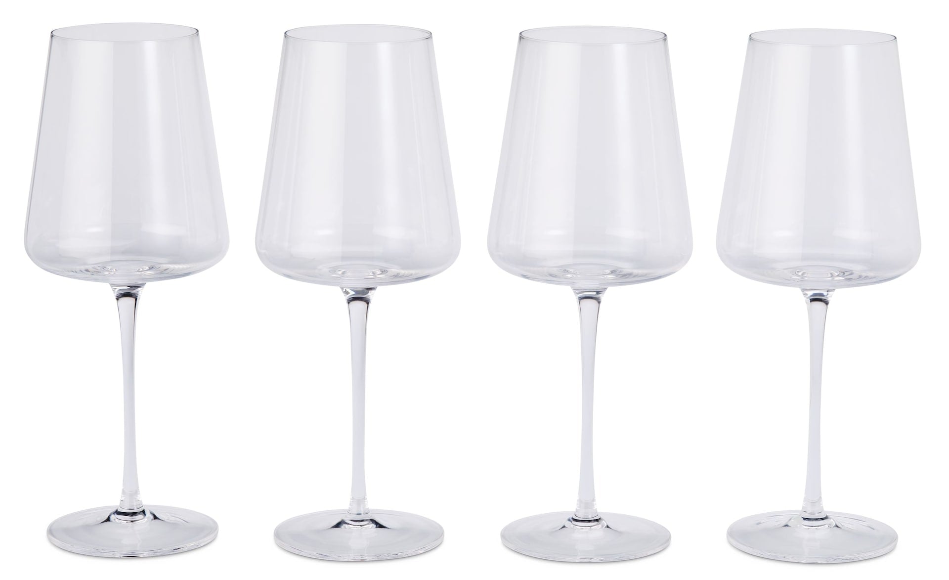 CANVAS Modern Lead-Free Stemmed Wine Glass Set, 4-pk