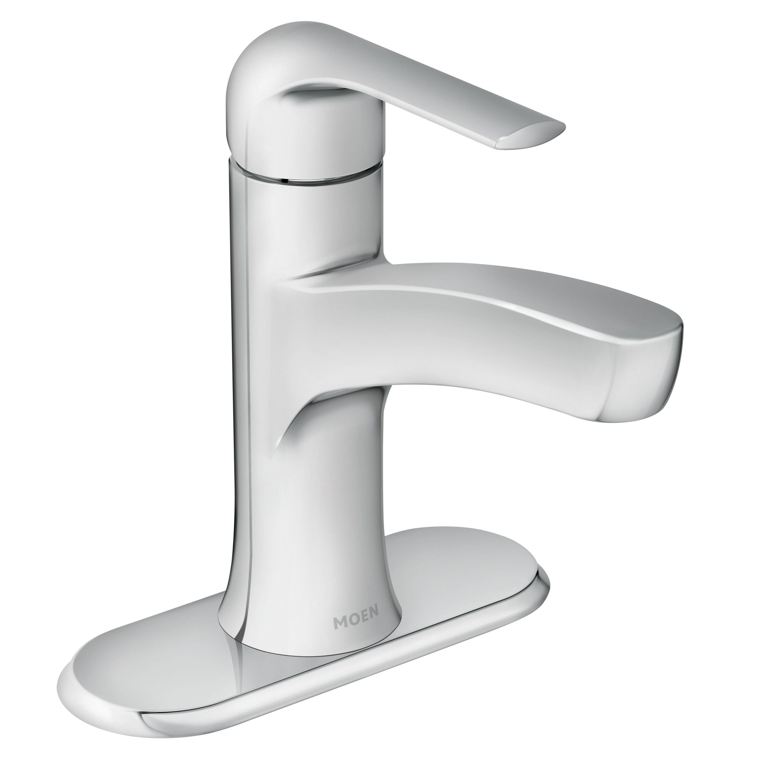 Moen Tilson Single-Handle Chrome Bathroom Lavatory/Bathroom Sink Faucet