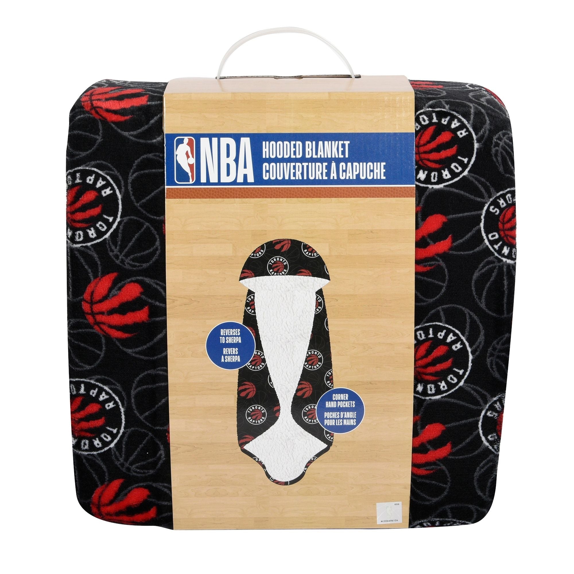 Toronto Raptors Hooded Ultra Plush Blanket