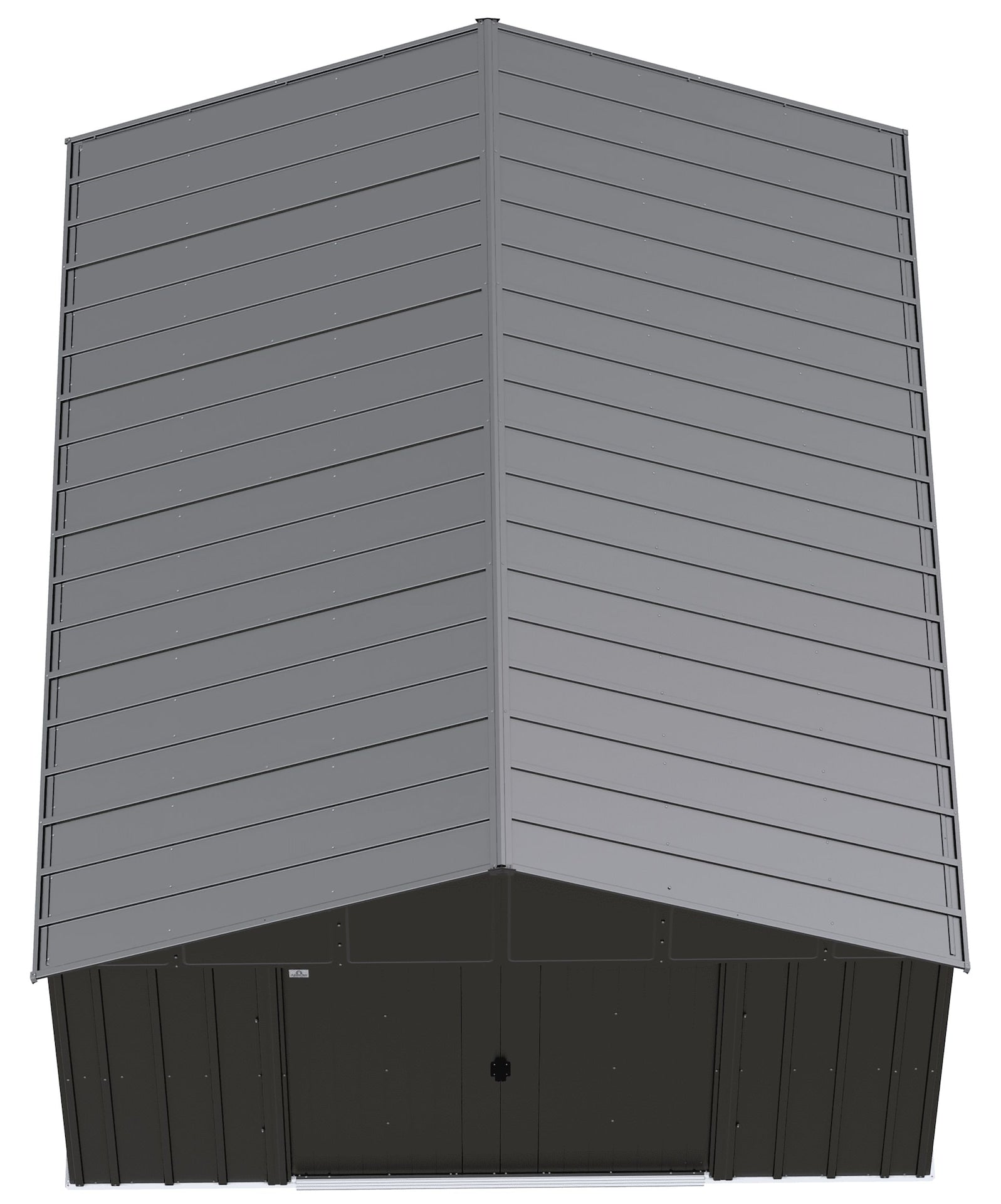 Arrow Classic 12x14-ft Charcoal Corrosion-Resistant Metal Shed