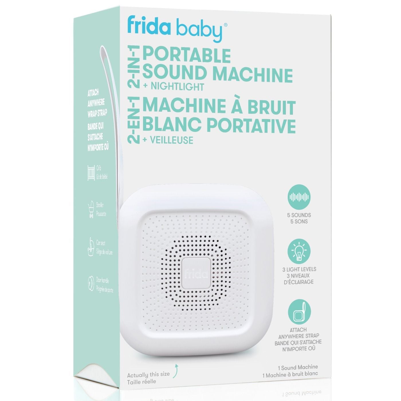 FridaBaby 2-in-1 Portable Sound Machine + Nightlight