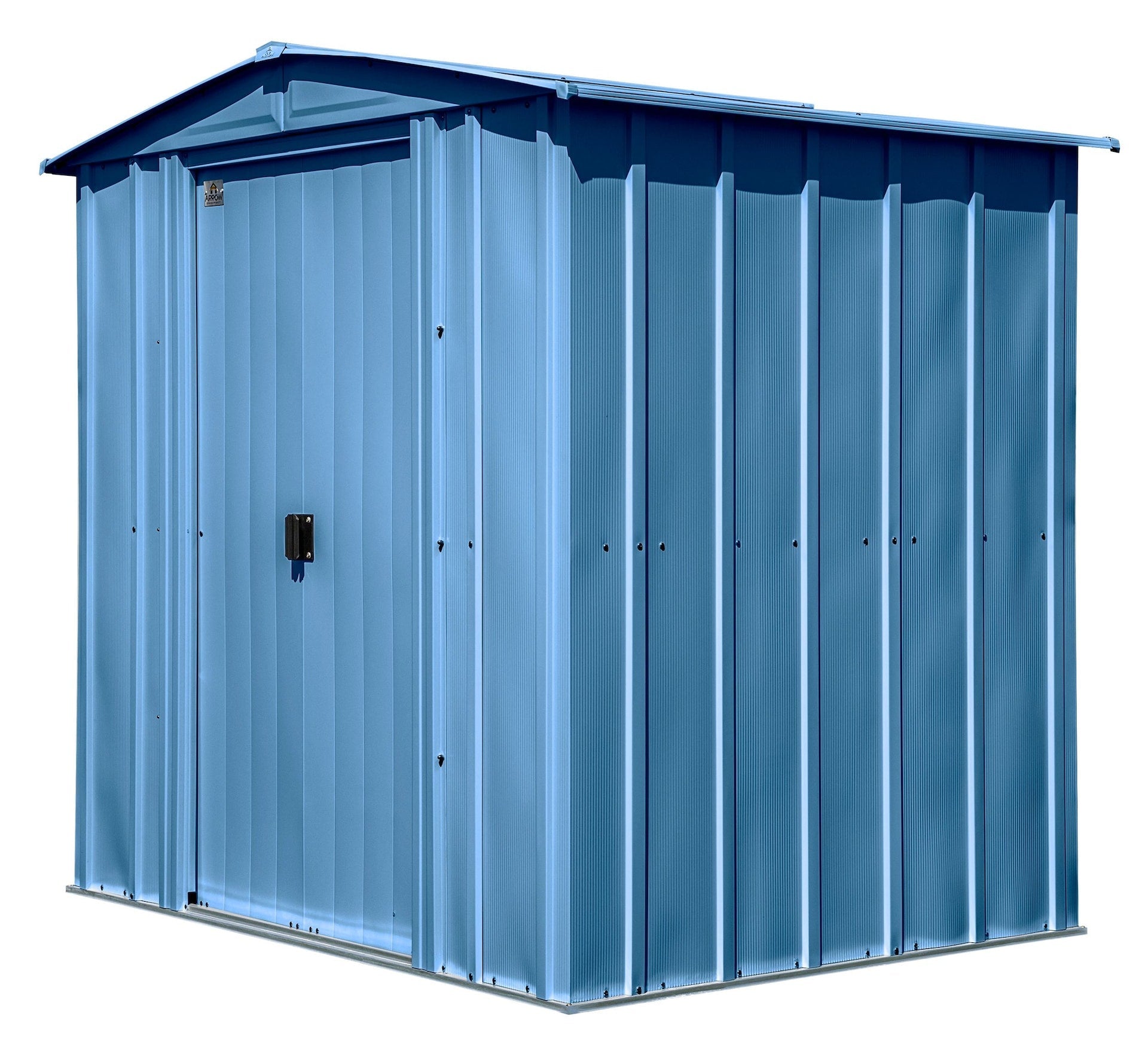 Arrow Classic Galvanized Steel Storage Shed, Blue Grey, 6-ft x 5-ft
