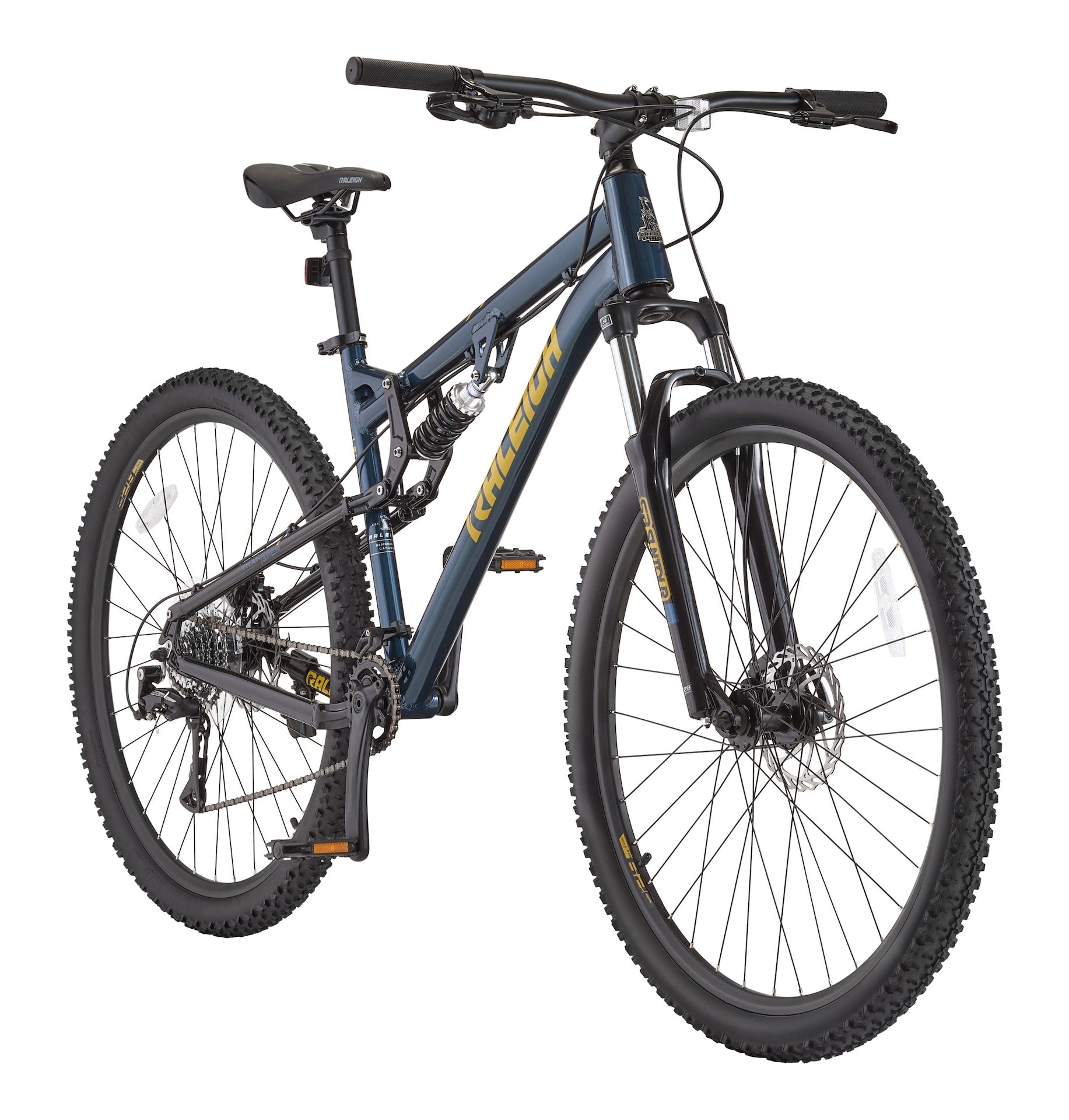 Raleigh Attack Dual-Suspension Mountain Bike, 29-in Wheel, Black