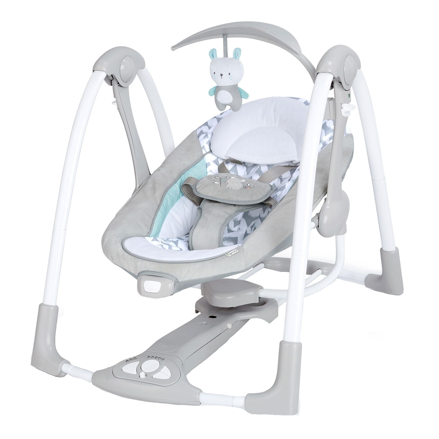 Ingenuity ConvertMe Swing-2-Seat Portable Swing, Raylan