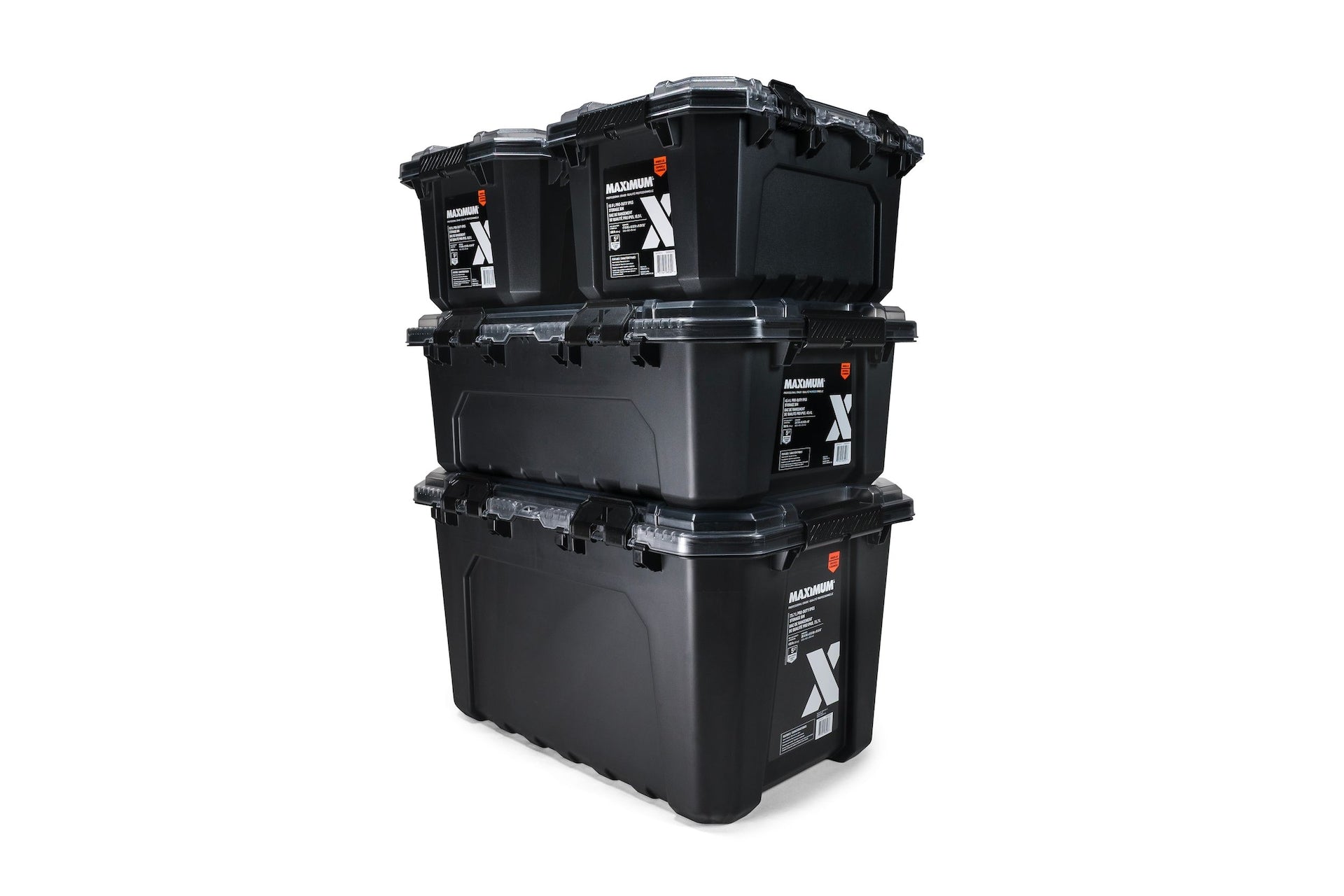 MAXIMUM Pro Duty Storage Box with Secure Closure, 18.9-L