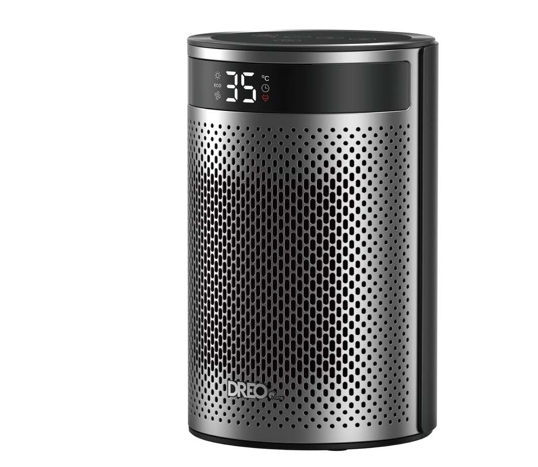 DREO Home 1500W Portable Indoor Ceramic Heater with Remote, Black