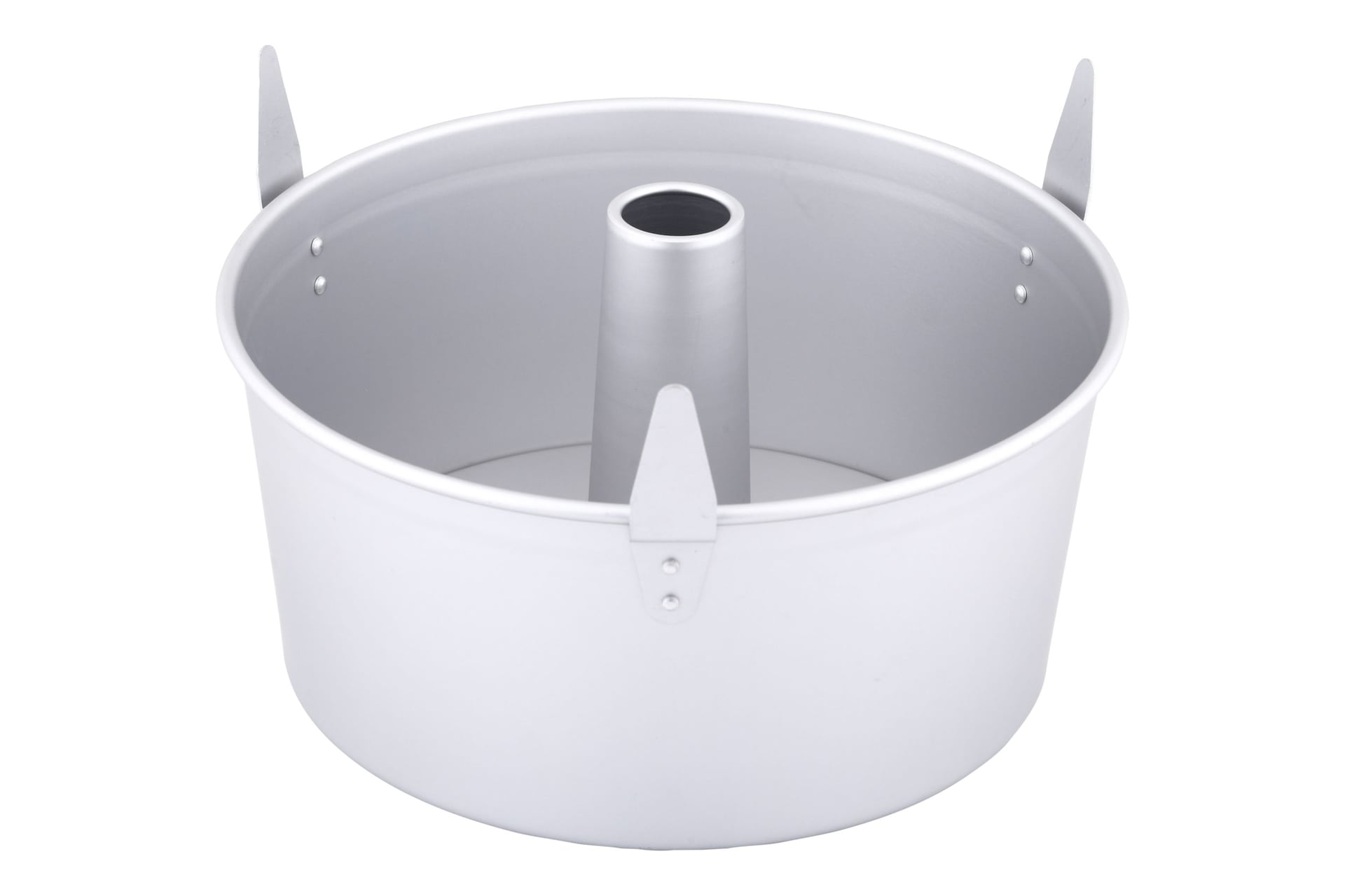 Paderno Professional Uncoated Aluminum Angel Food Cake Pan, Silver