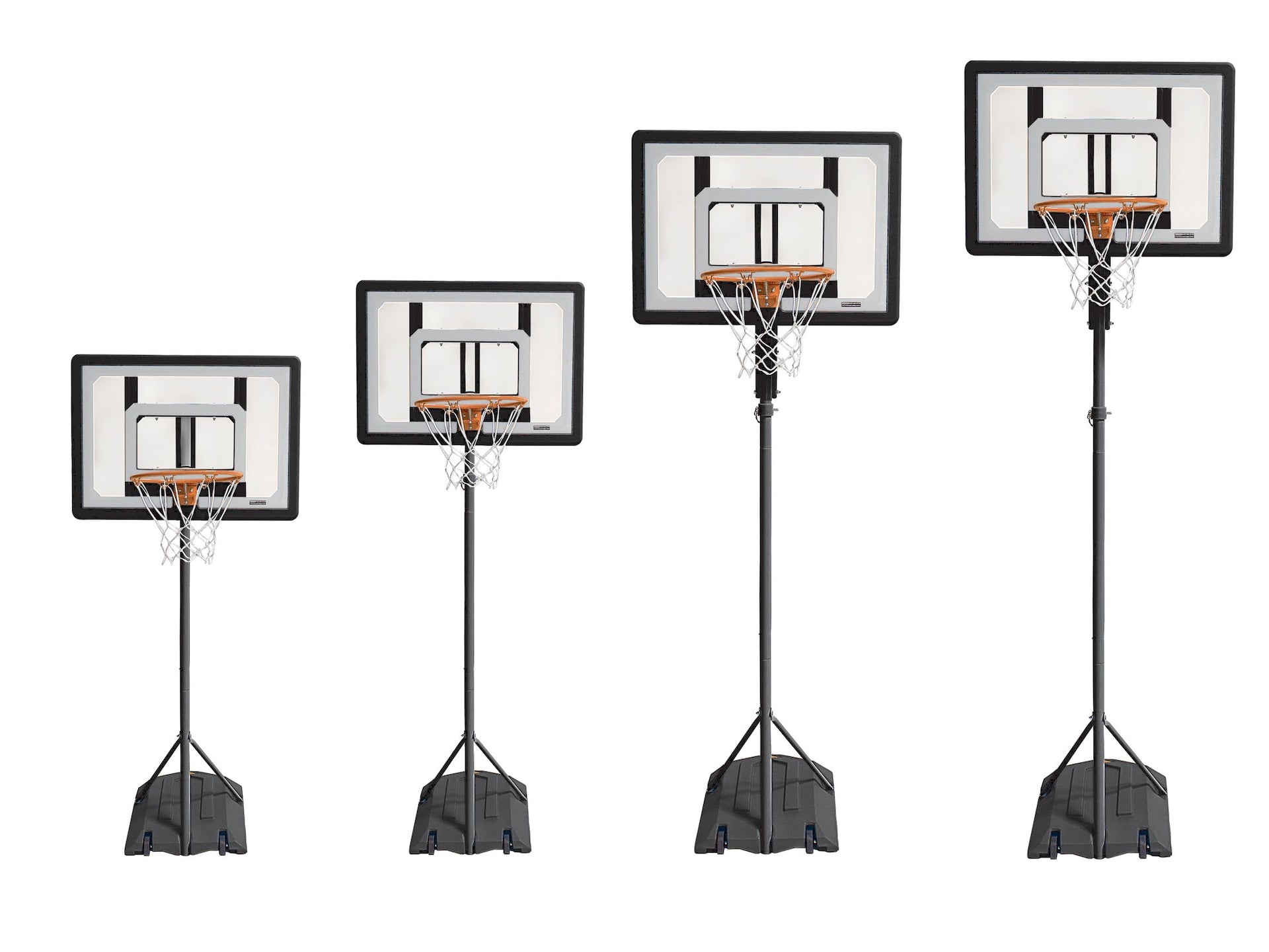 SKLZ Pro Mini Kids' Portable Adjustable Poolside Basketball Backboard, Hoop & Net System with Ball, 33-in