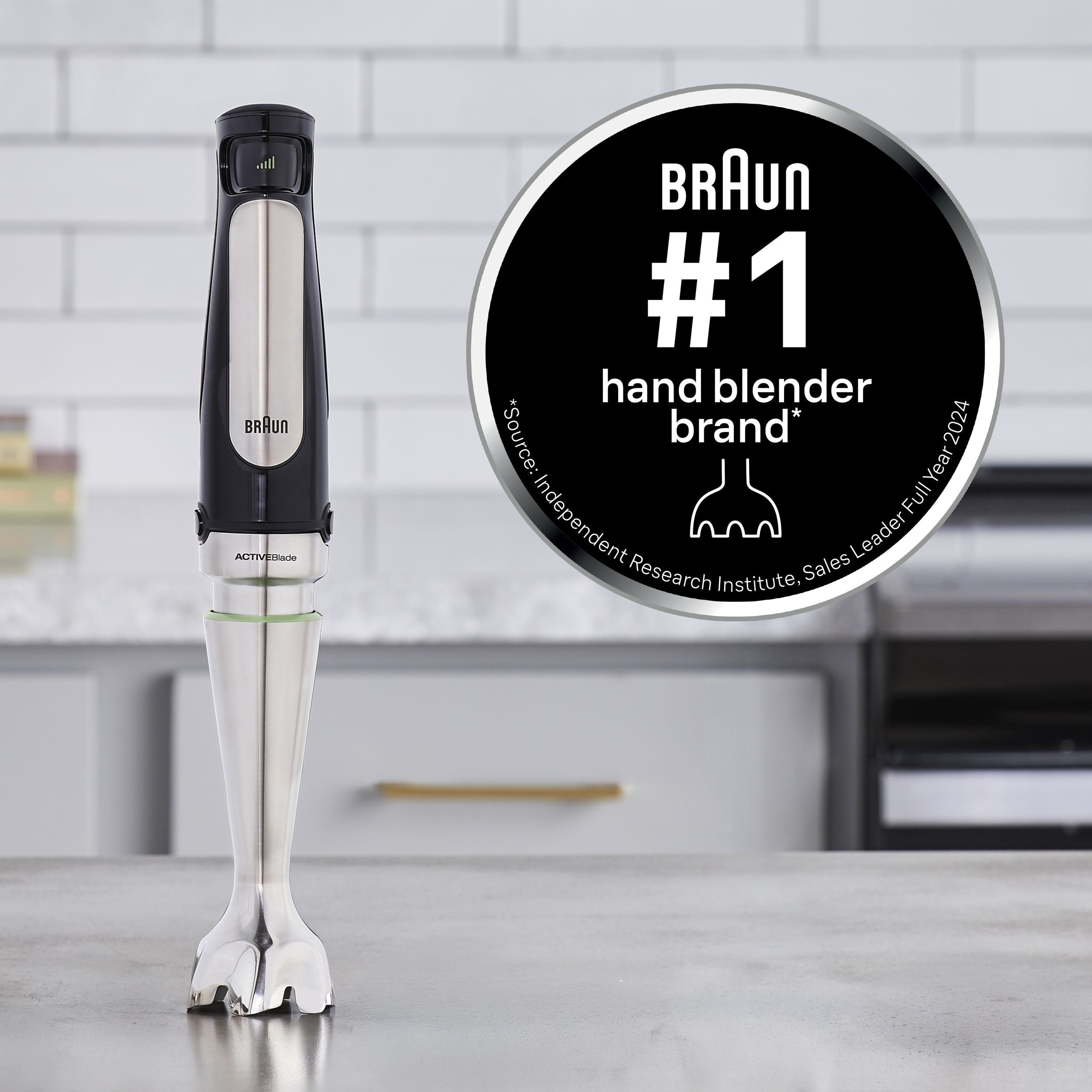 Braun Hand Blender & 1.5-Cup Food Processor with Whisk and Beaker