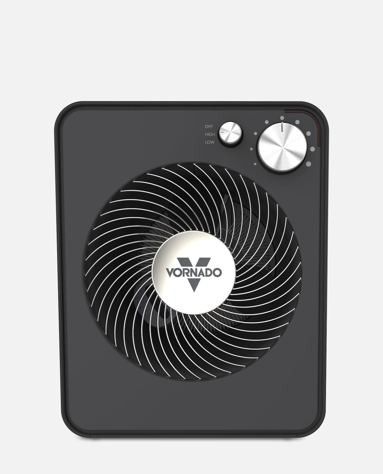 Vornado VMHi300 Whole Room Metal Heater with Adjustable Thermostat, Storm Grey
